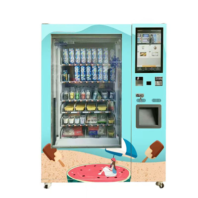 Geautomatiseerde Gezond Voedsel Koud Drankje Drank Snack Soda Kleine Verkoopautomaat Winkel